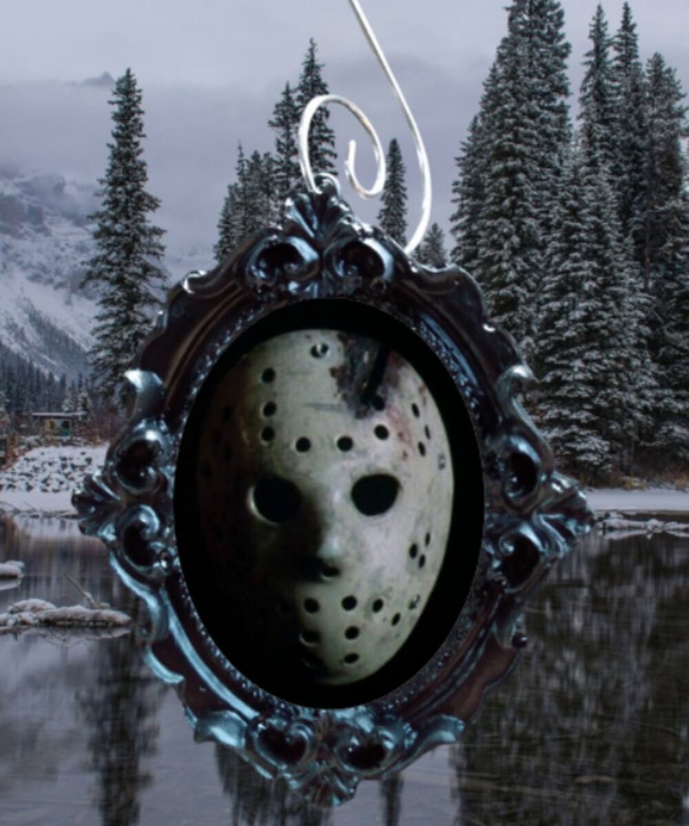 Jason Friday the 13th Slasher Christmas Tree Ornament Horror Movie Holiday Decor